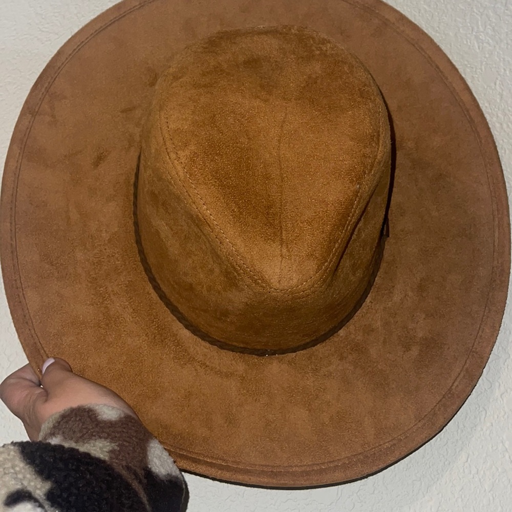 Brown suede Hat